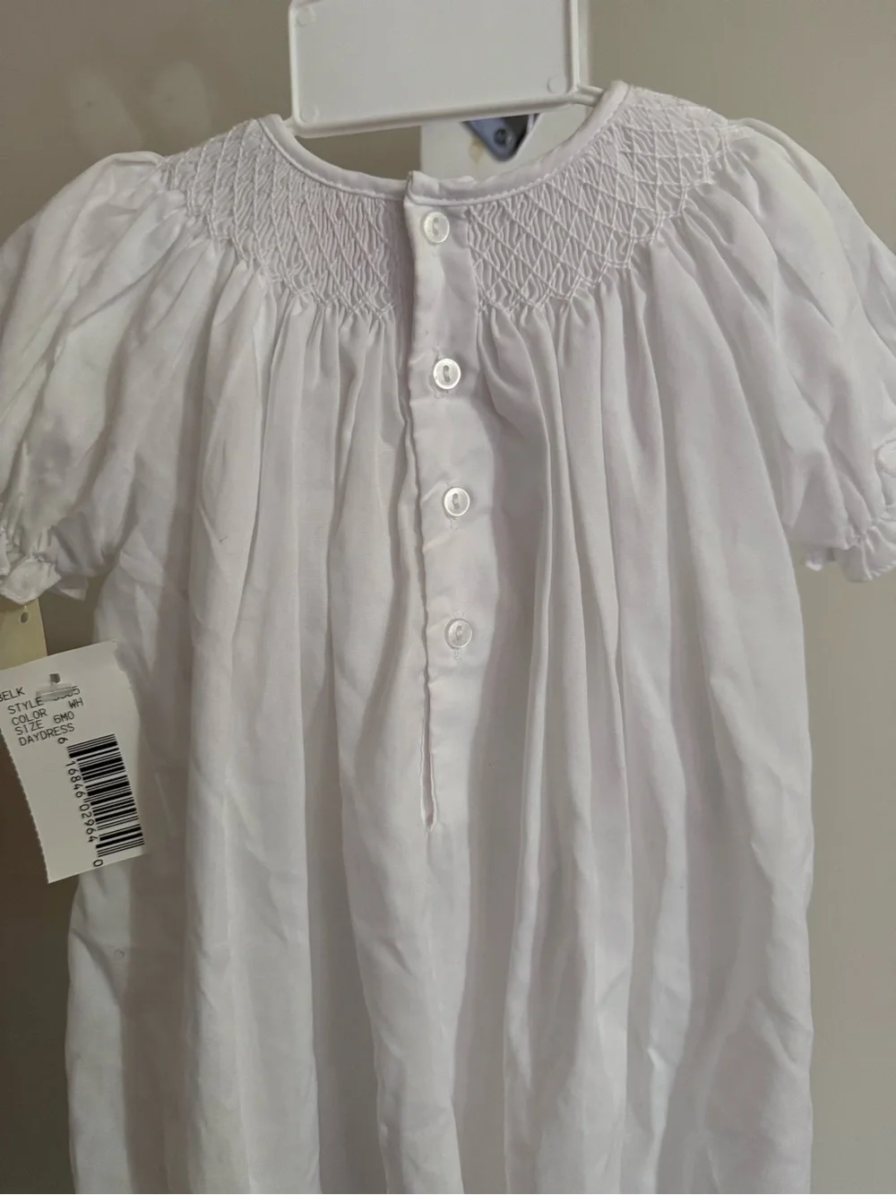 NWT Petit Ami Hand Embroidered Smocked Dress & Bonnet
